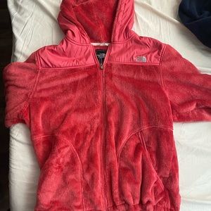 North Face Fleece Wind Breaker with Hood